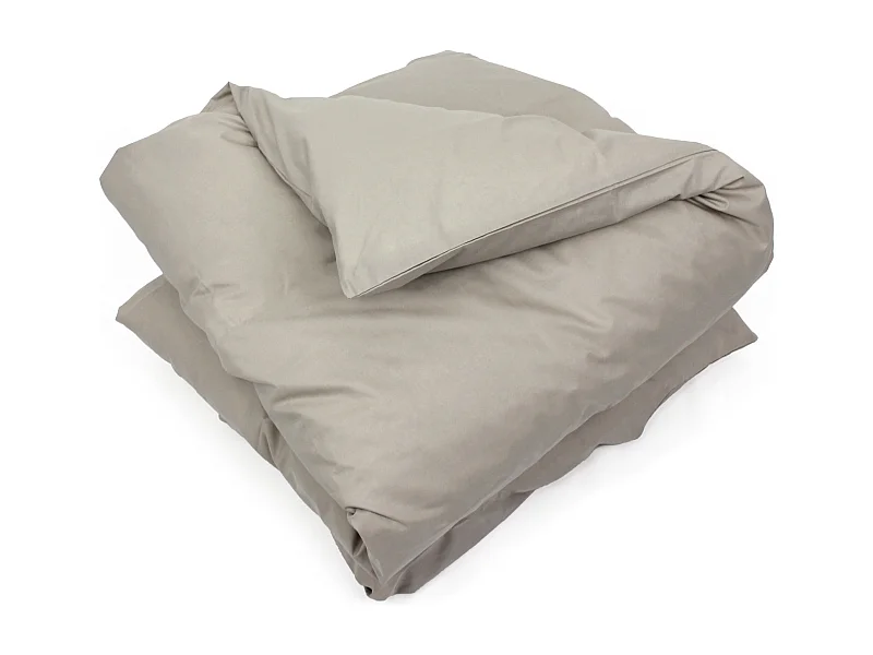 Housse de couette uni 300x240 cm coton ALTO Chamois