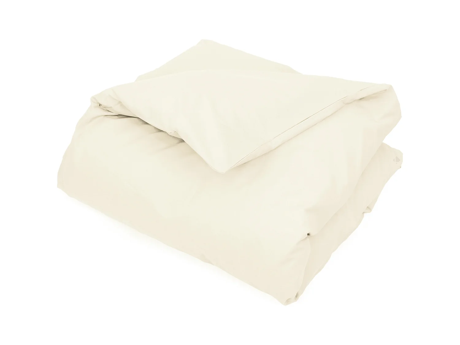 Housse de couette uni 140x200 cm coton ALTO Crème