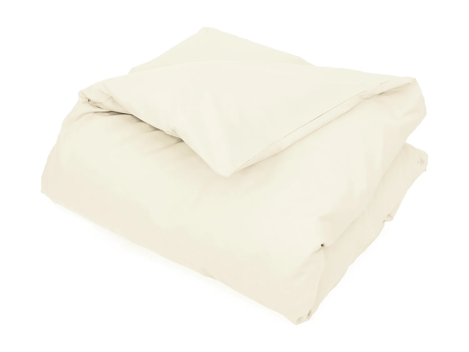 Housse de couette uni 140x200 cm coton ALTO Crème