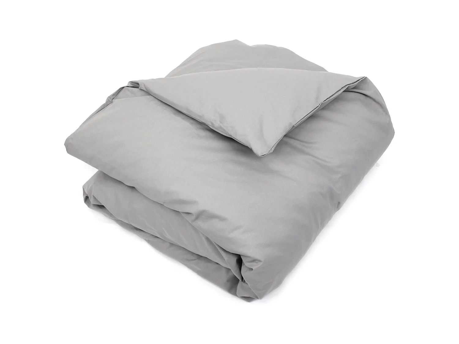 Housse de couette uni 260x240 cm coton ALTO Alu