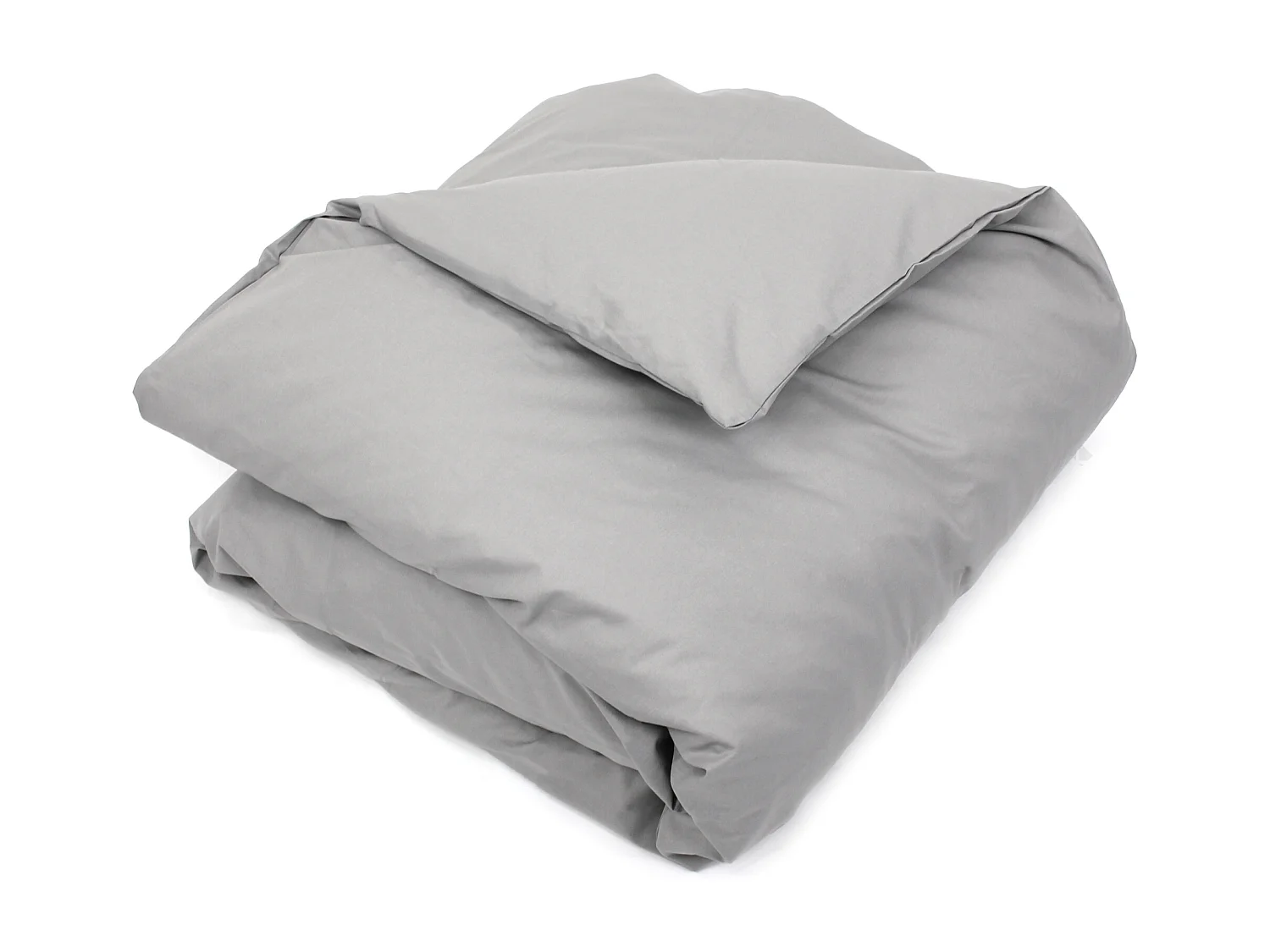 Housse de couette uni 260x240 cm coton ALTO Alu