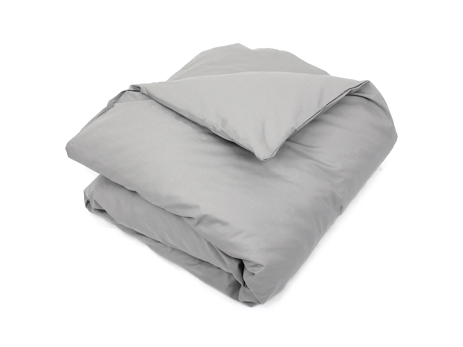 Housse de couette uni 260x240 cm coton ALTO Alu