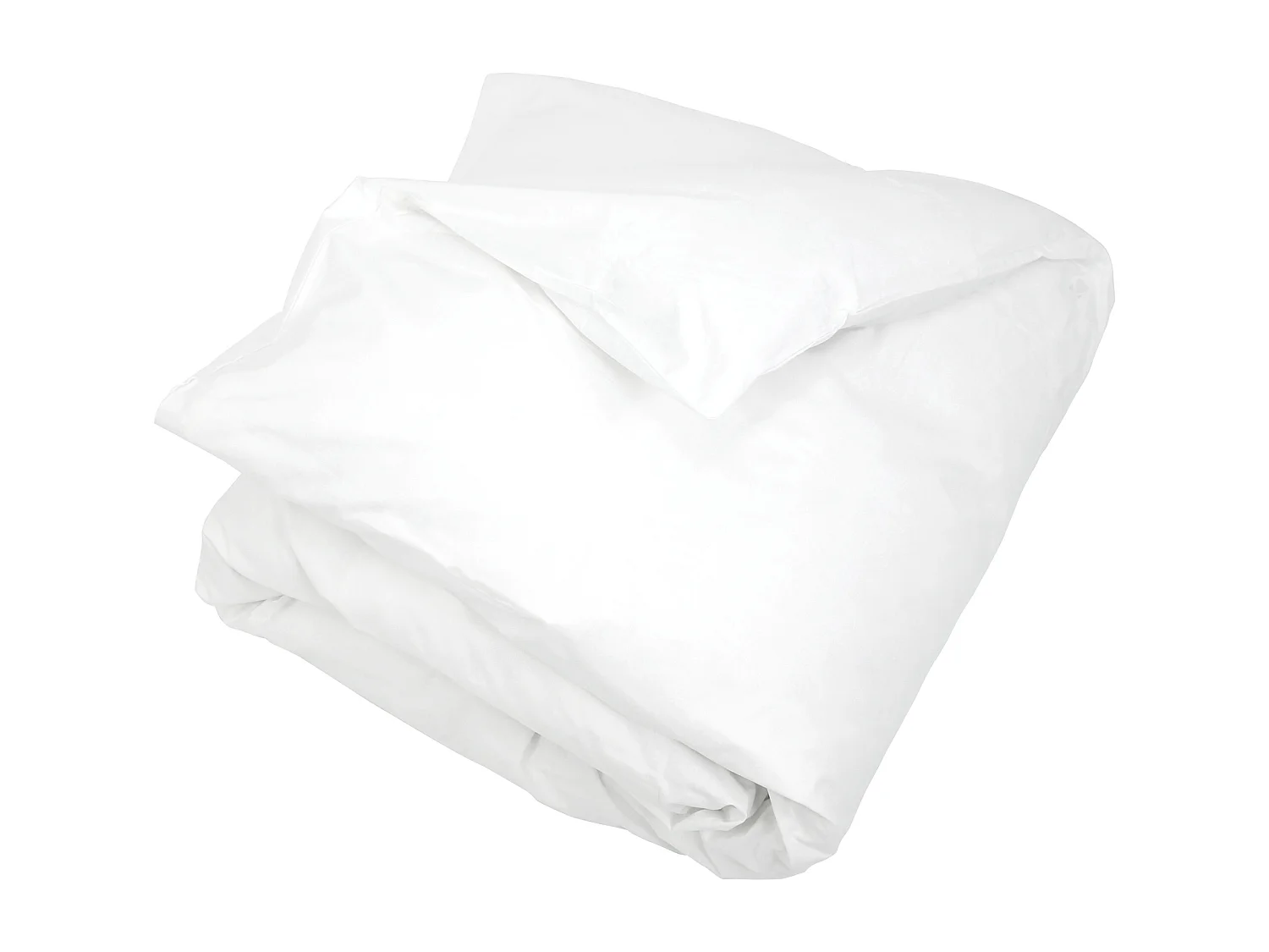 Housse de couette uni 260x240 cm coton ALTO Blanc