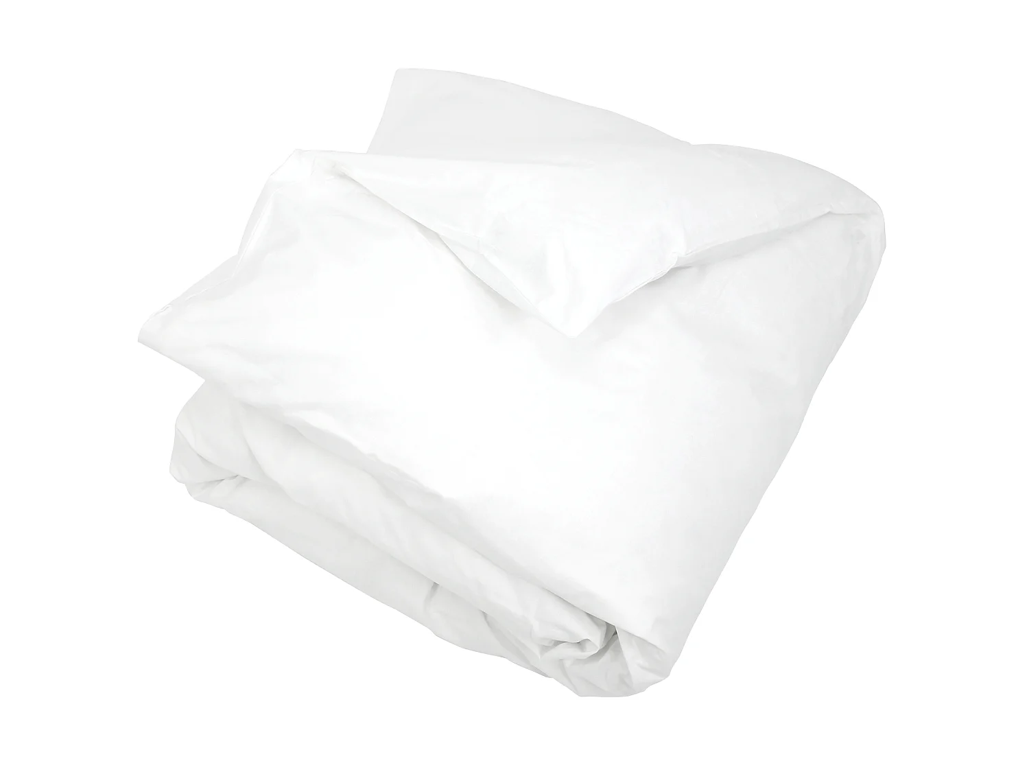 Housse de couette uni 260x240 cm coton ALTO Blanc