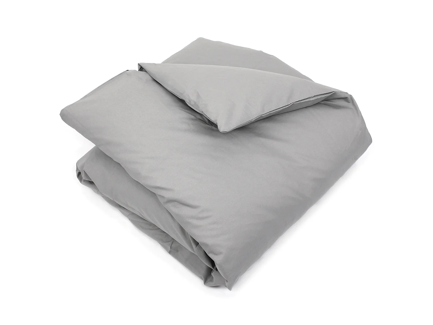 Housse de couette uni 240x220 cm coton ALTO Alu