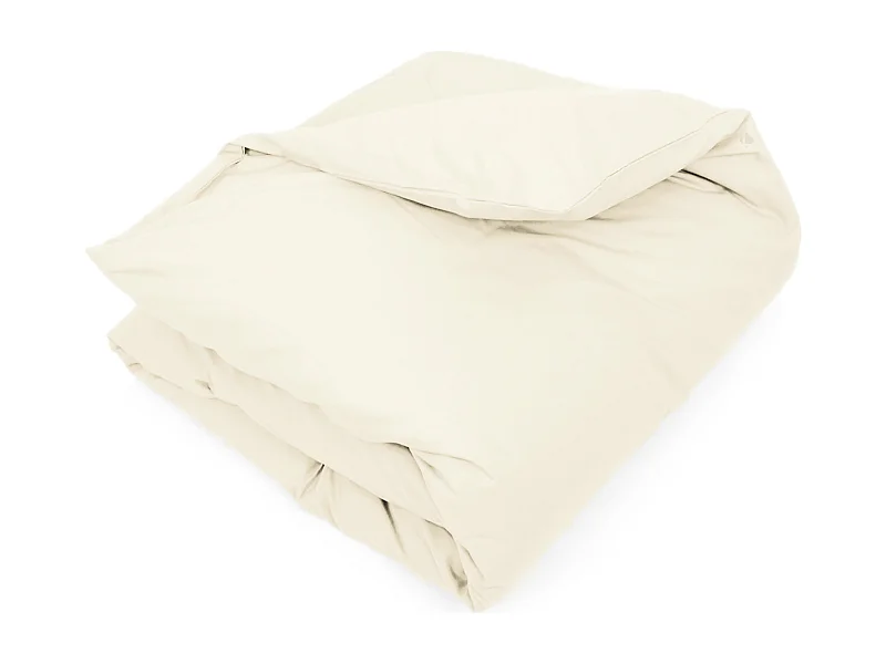 Housse de couette uni 240x220 cm coton ALTO Crème