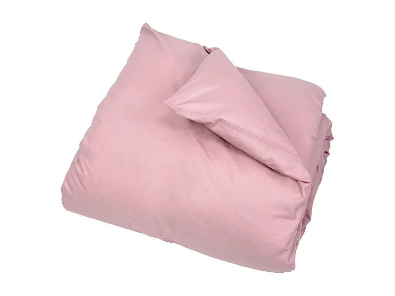 Housse de couette uni 240x220 cm coton ALTO Macaron