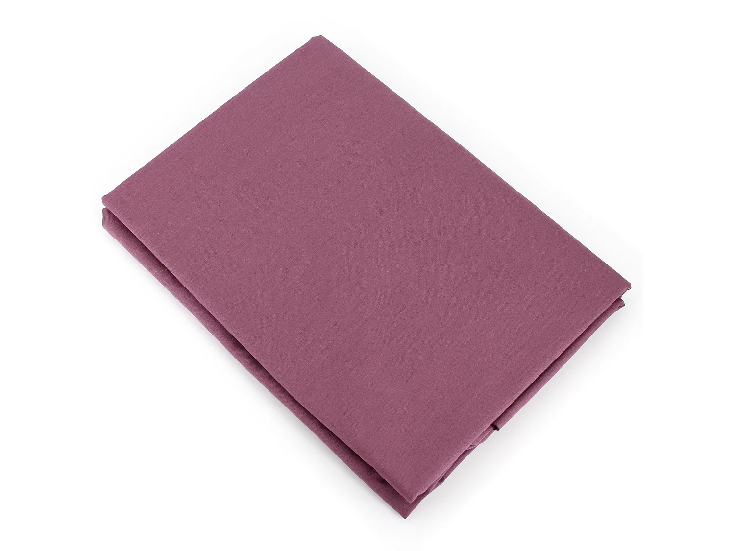 Housse de couette uni 240x220 cm coton ALTO Raisin