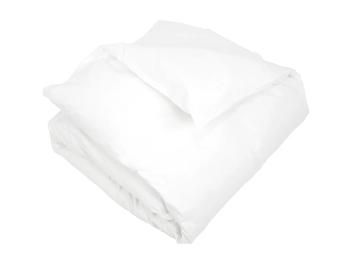 Housse de couette uni 200x200 cm coton ALTO Blanc
