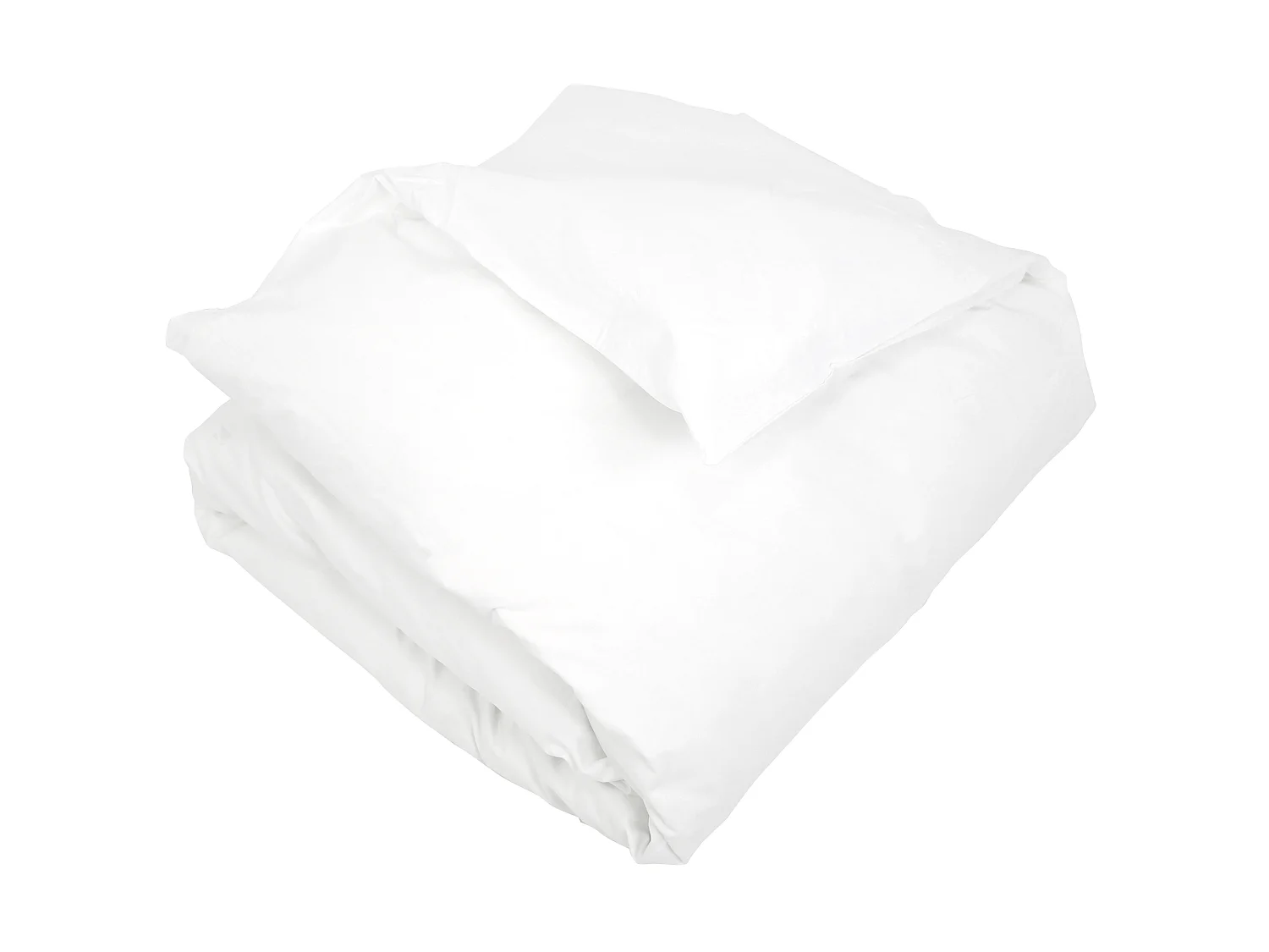 Housse de couette uni 200x200 cm coton ALTO Blanc