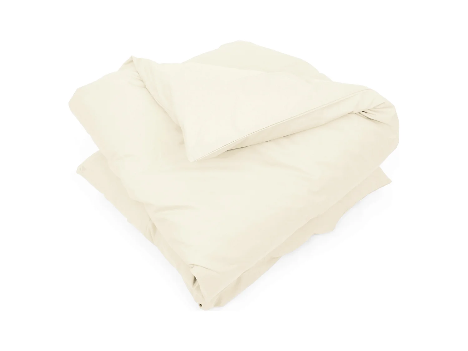 Housse de couette uni 300x240 cm coton ALTO Crème