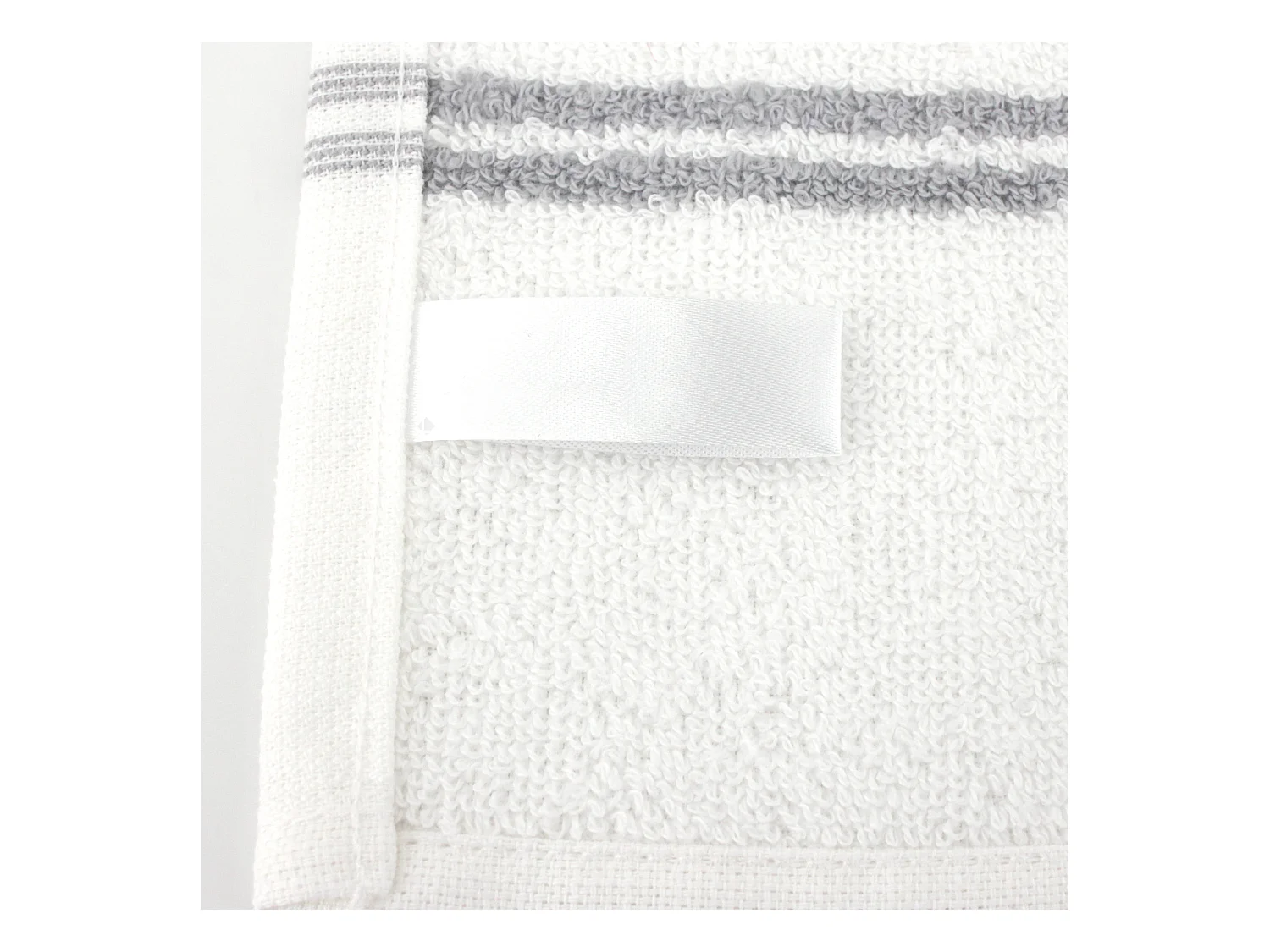 Lot de 2 torchons de cuisine éponge 50x50 cm SQUARES gris