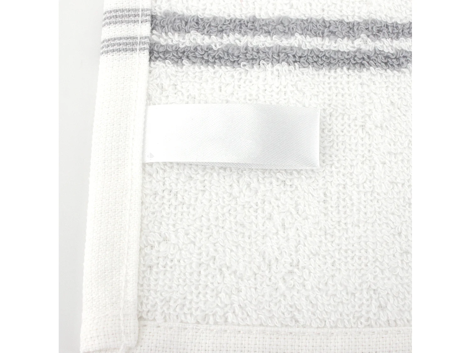 Lot de 2 torchons de cuisine éponge 50x50 cm SQUARES gris