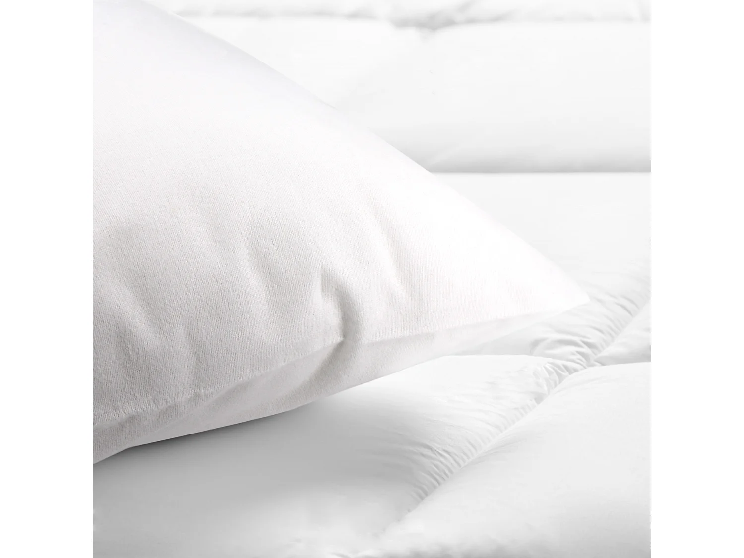 Housse de protection d'oreiller imperméable ARNON 65x65 cm avec zip molleton contrecollé polyuréthane