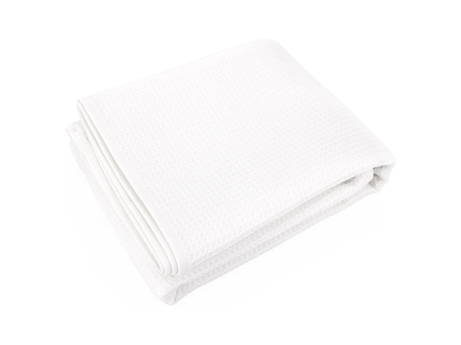 Drap de douche 70x140 cm nid d'abeille PURE WAFFLE 300 g/m² blanc