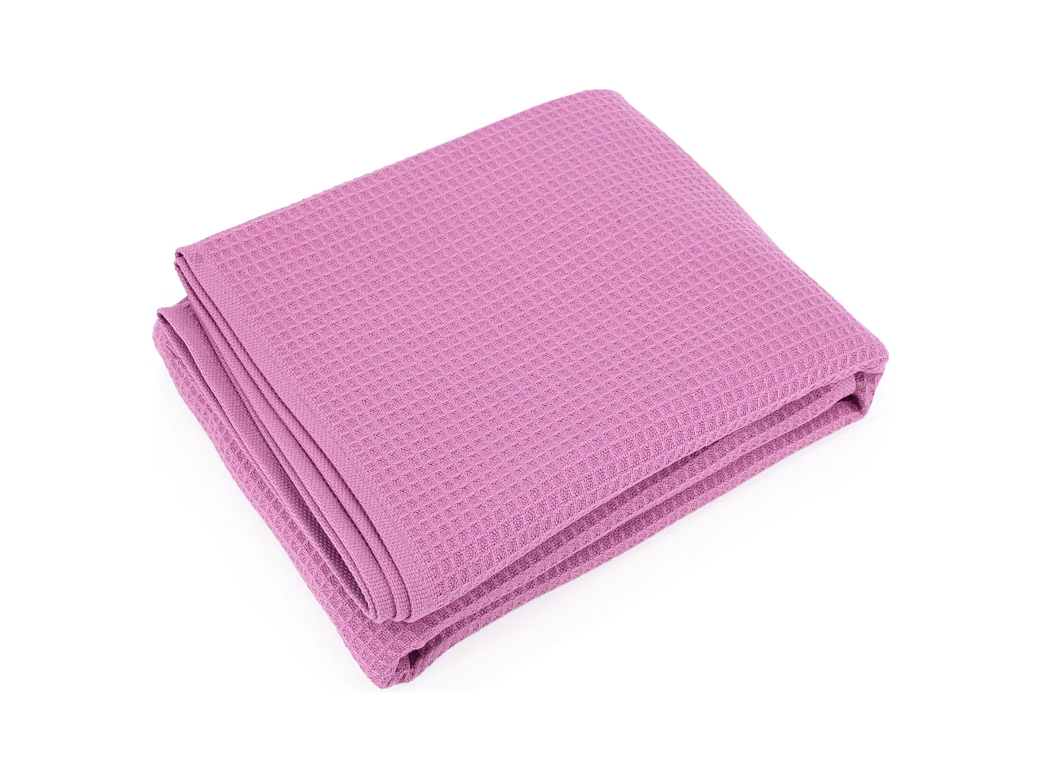 Drap de douche 70x140 cm nid d'abeille PURE WAFFLE 300 g/m² rose lavande