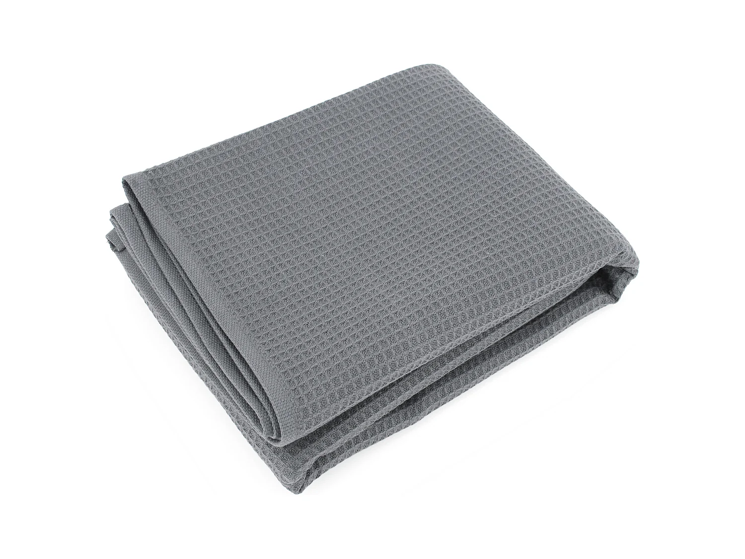 Drap de douche 70x140 cm nid d'abeille PURE WAFFLE 300 g/m² anthracite