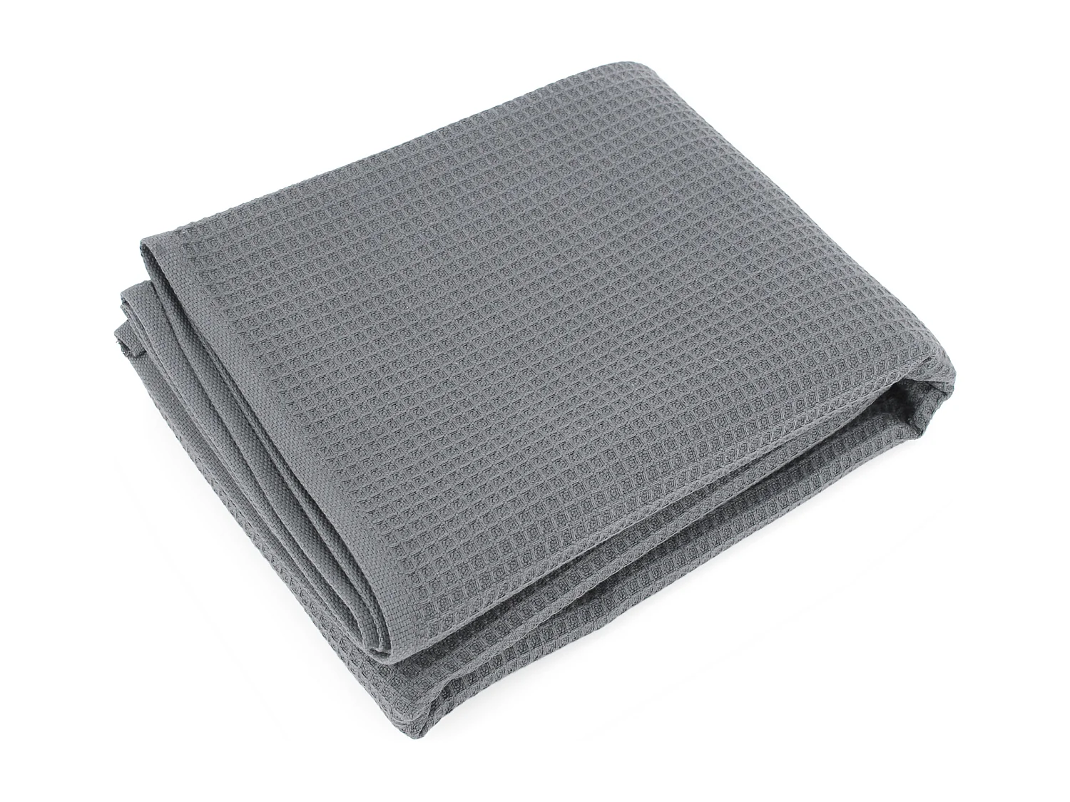 Drap de douche 70x140 cm nid d'abeille PURE WAFFLE 300 g/m² anthracite