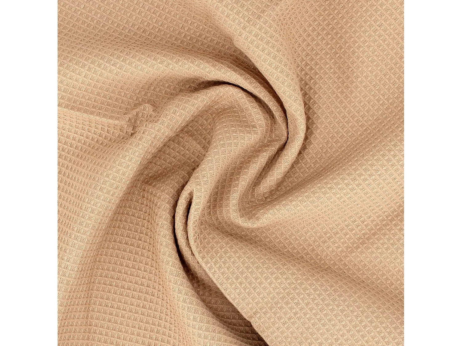 Drap de douche 70x140 cm nid d'abeille PURE WAFFLE 300 g/m² beige