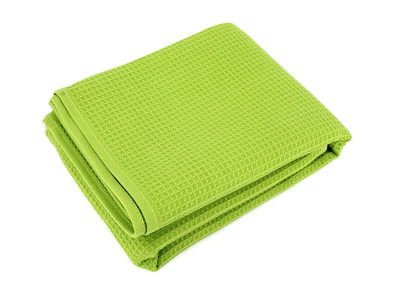 Drap de douche 70x140 cm nid d'abeille PURE WAFFLE 300 g/m² pistache
