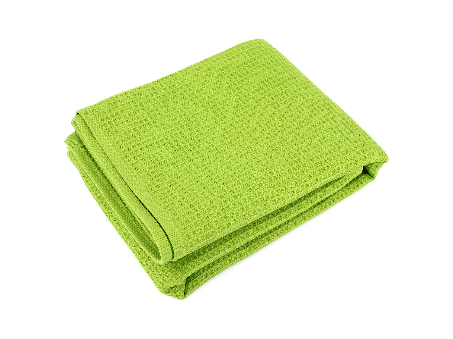 Drap de douche 70x140 cm nid d'abeille PURE WAFFLE 300 g/m² pistache