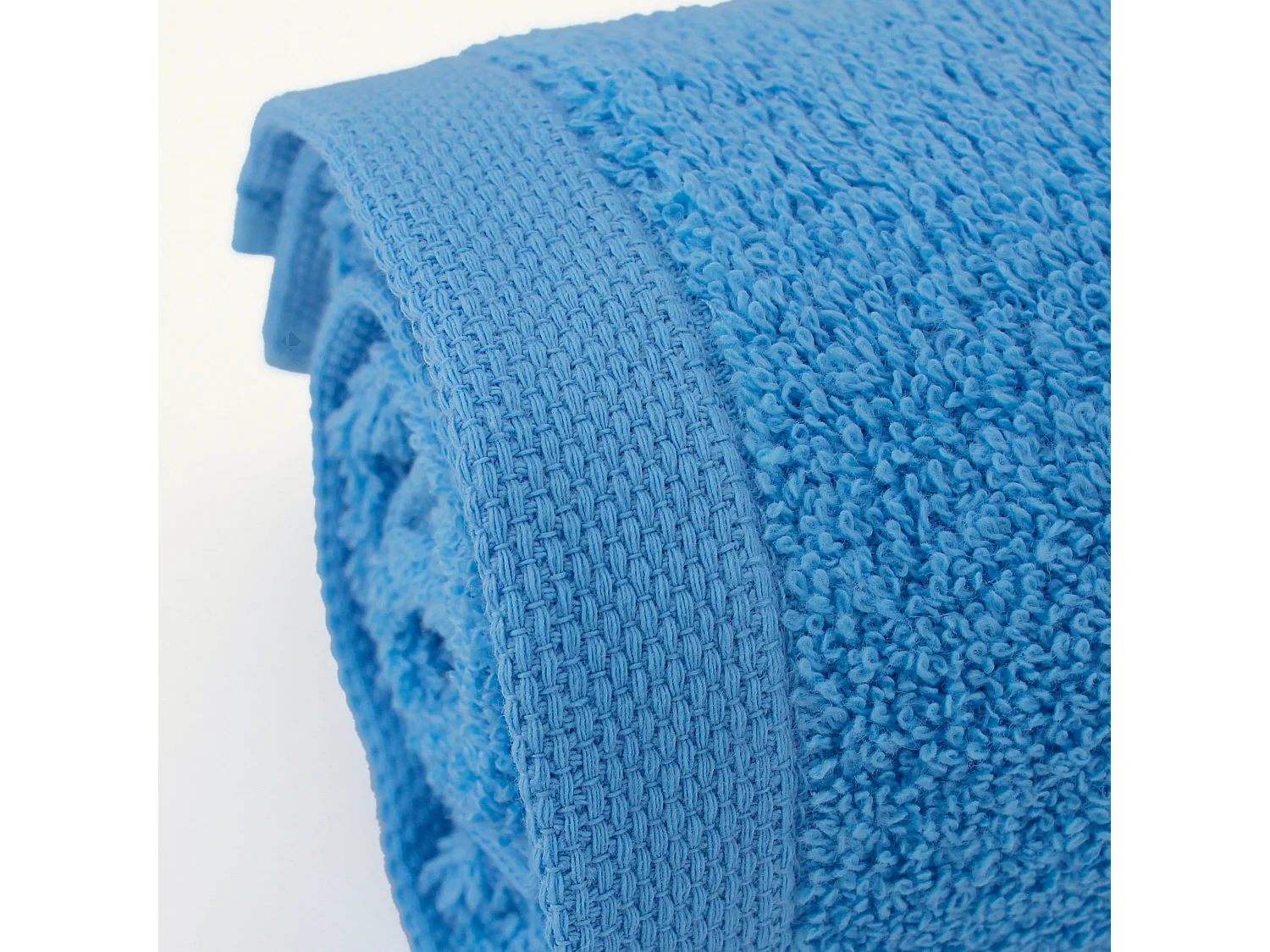 Lot de 6 serviettes invité 30x50 cm ALPHA bleu Turquoise