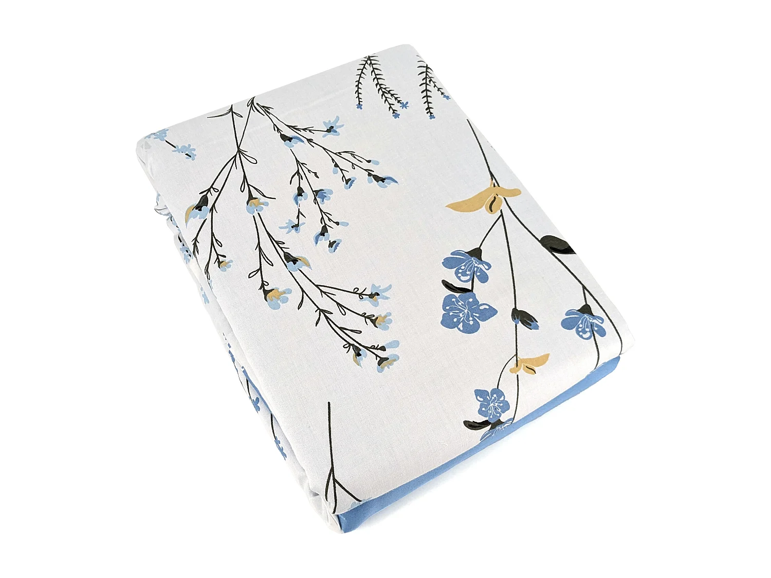 Parure de lit 240x220 cm Satin de coton FANILLE Blanc 3 pièces