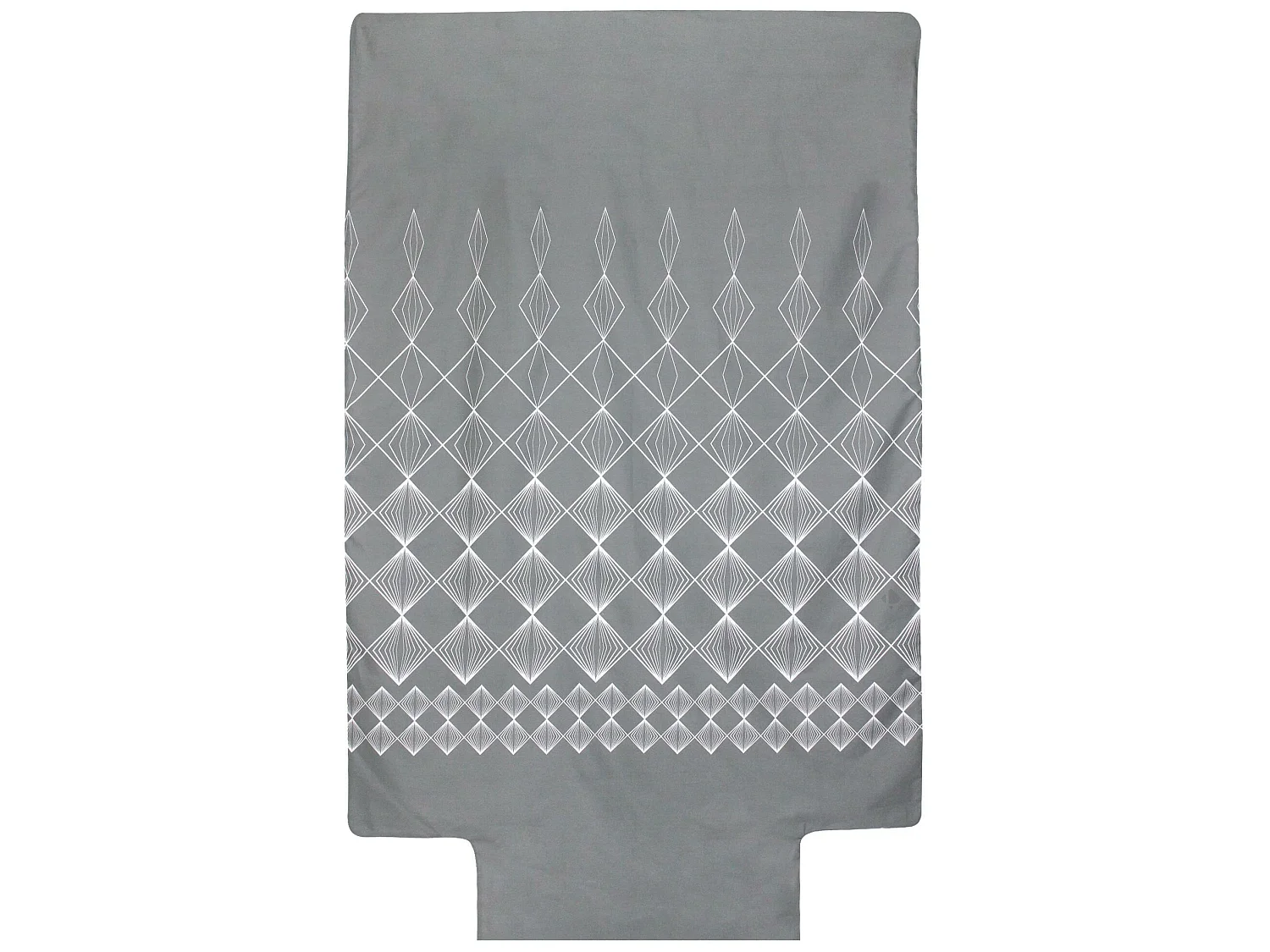 Parure de lit 140x200 cm coton FOREVER GRIS gris foncé