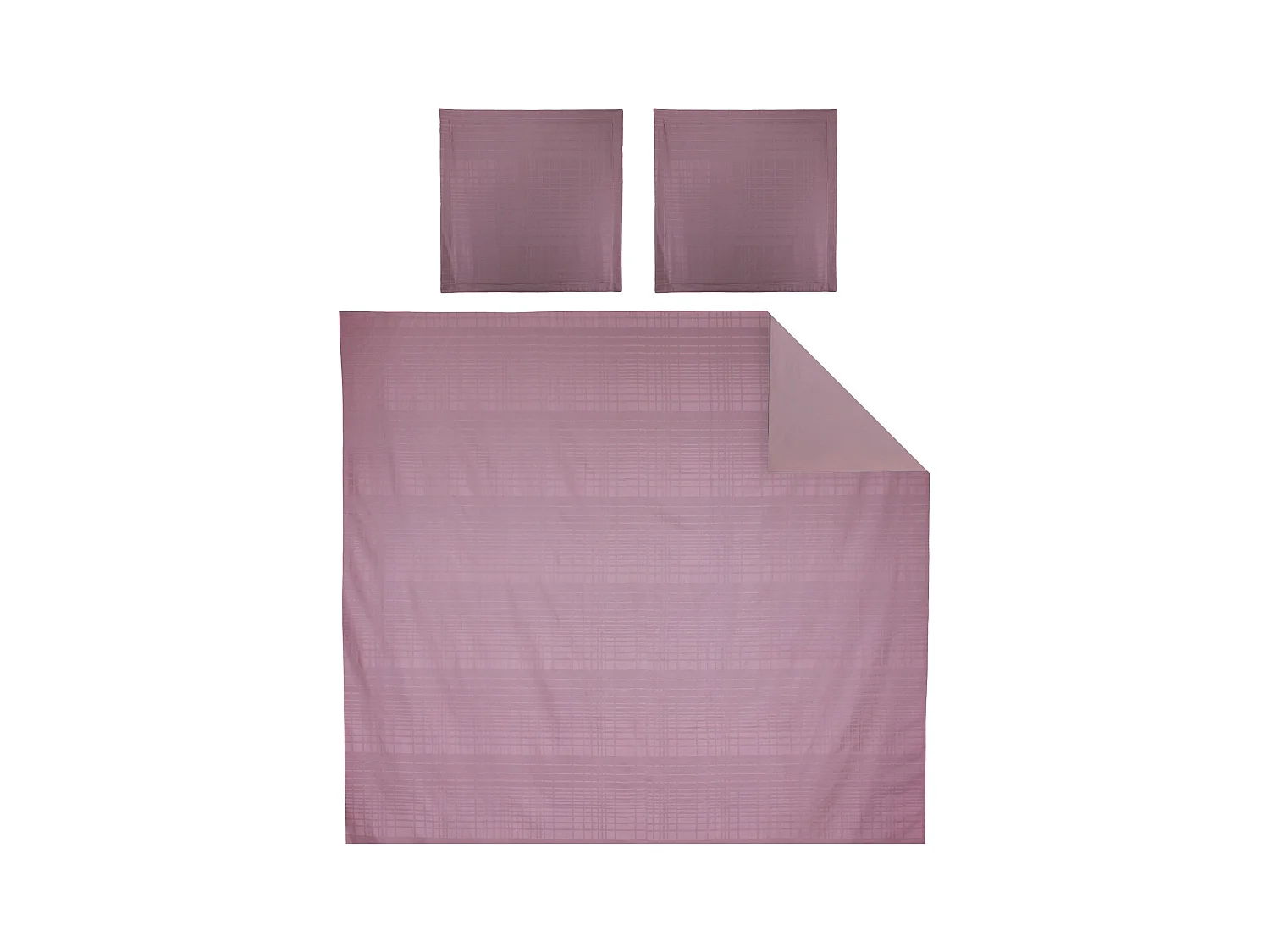 Parure de lit 240x220 cm Satin de coton PIGALLE Violet