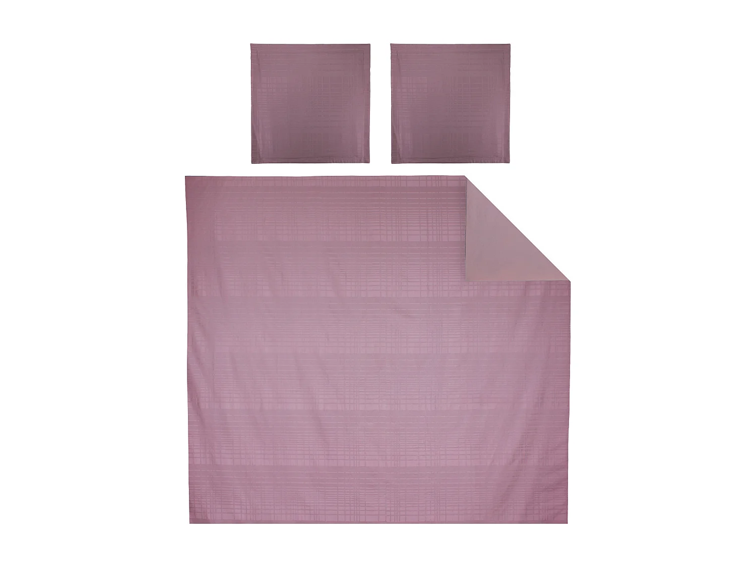 Parure de lit 240x220 cm Satin de coton PIGALLE Violet