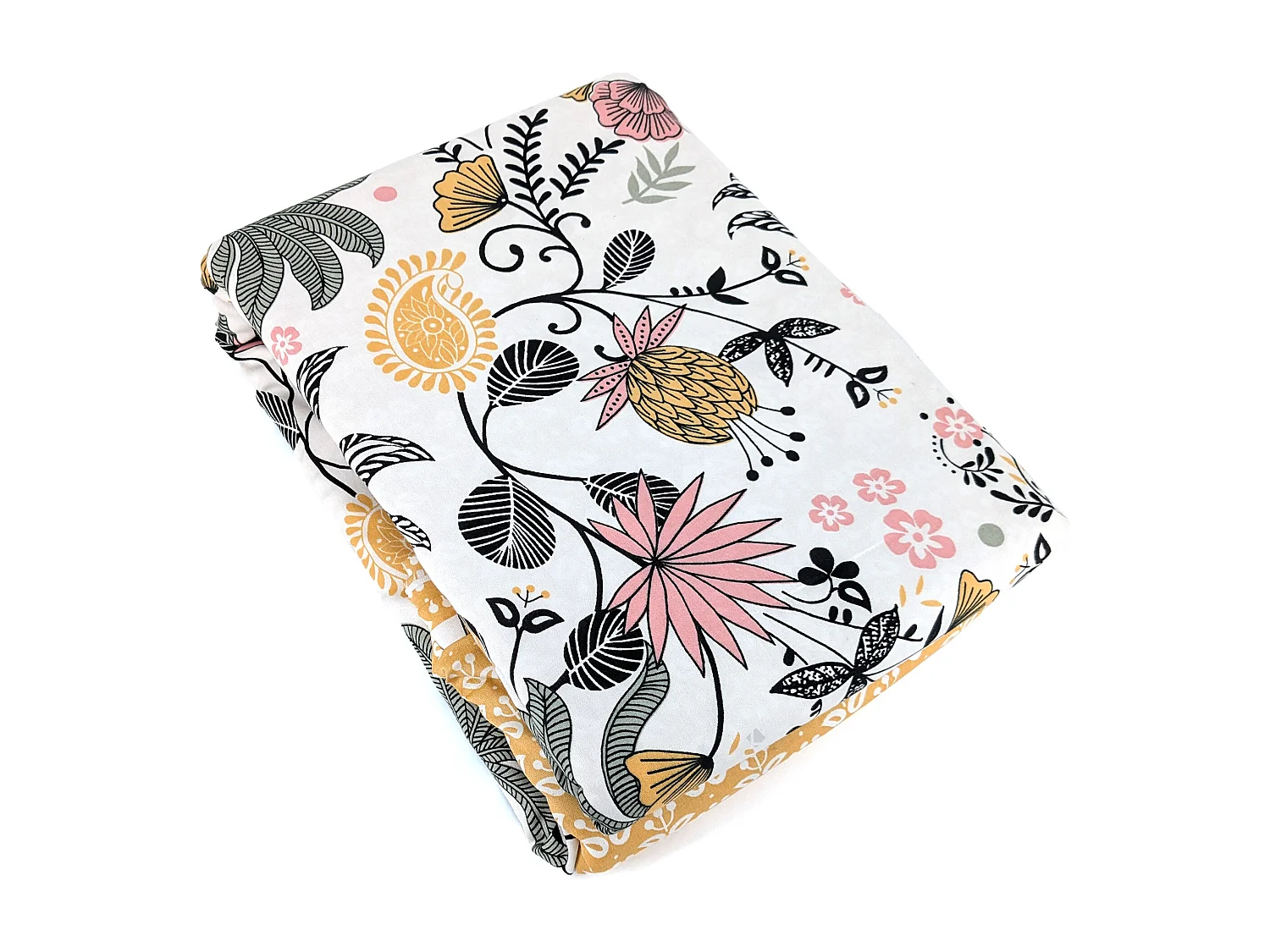 Parure de lit 260x240 cm Satin de coton WAYAN Vert 3 pièces