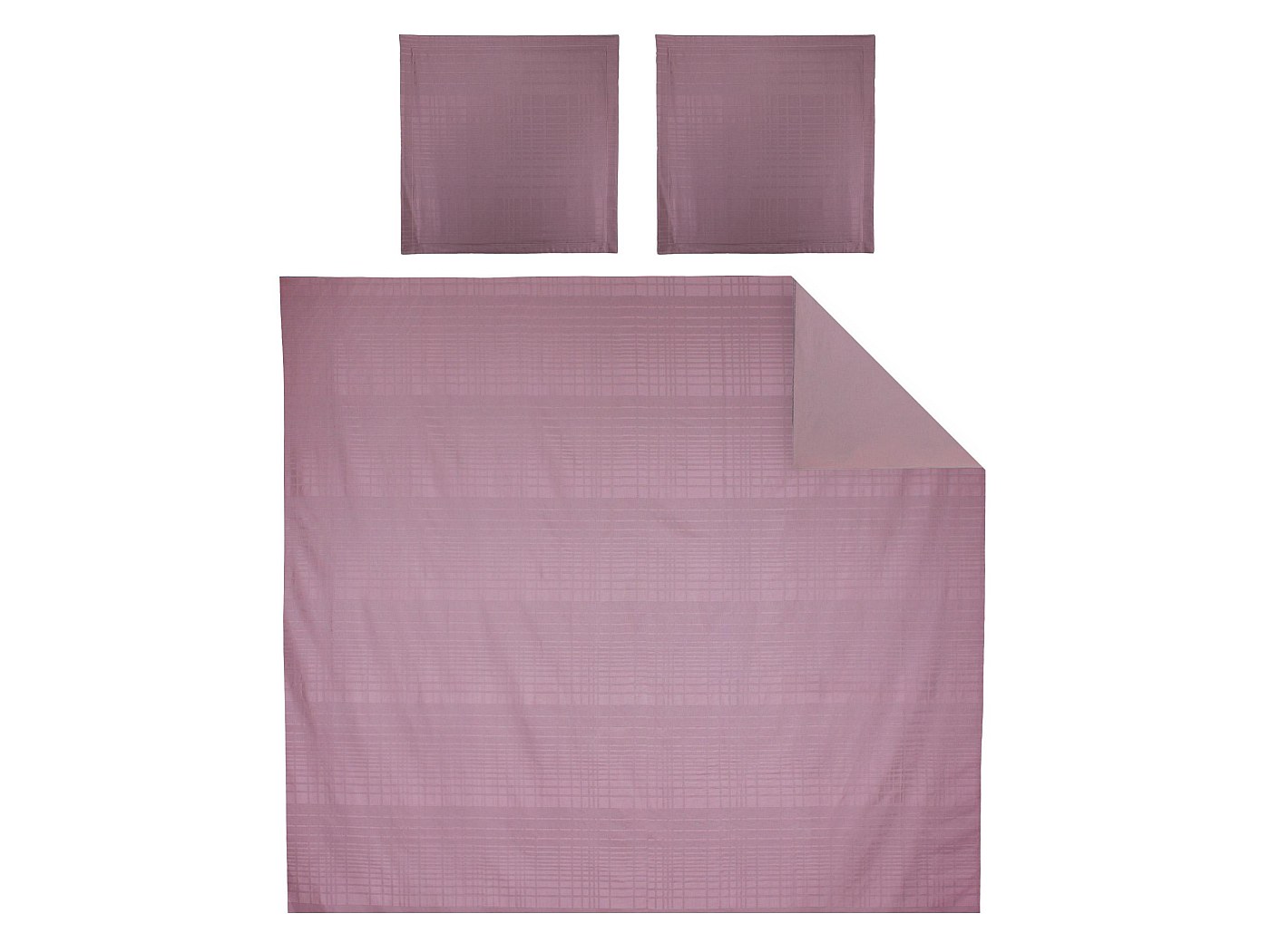 Parure de lit 260x240 cm Satin de coton PIGALLE Violet