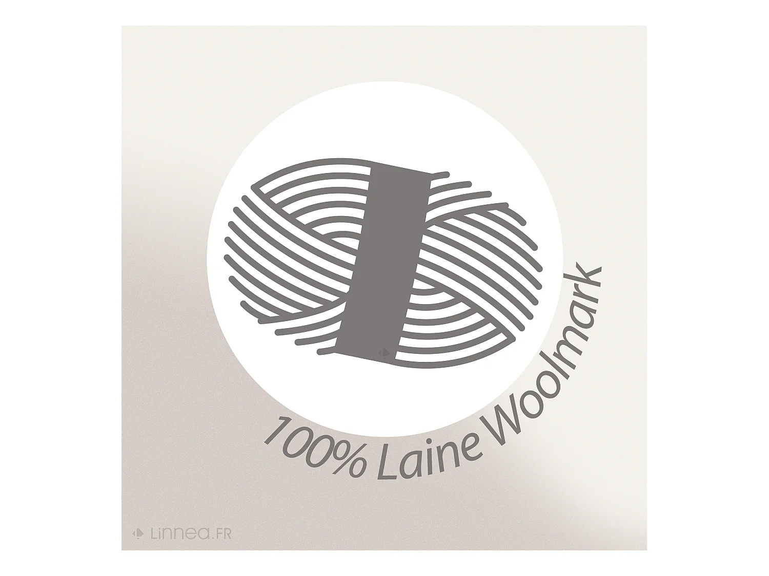 Couverture pure laine vierge Woolmark 500g/m² VOLTA 220x240 cm Bleu Marine/Myosotis