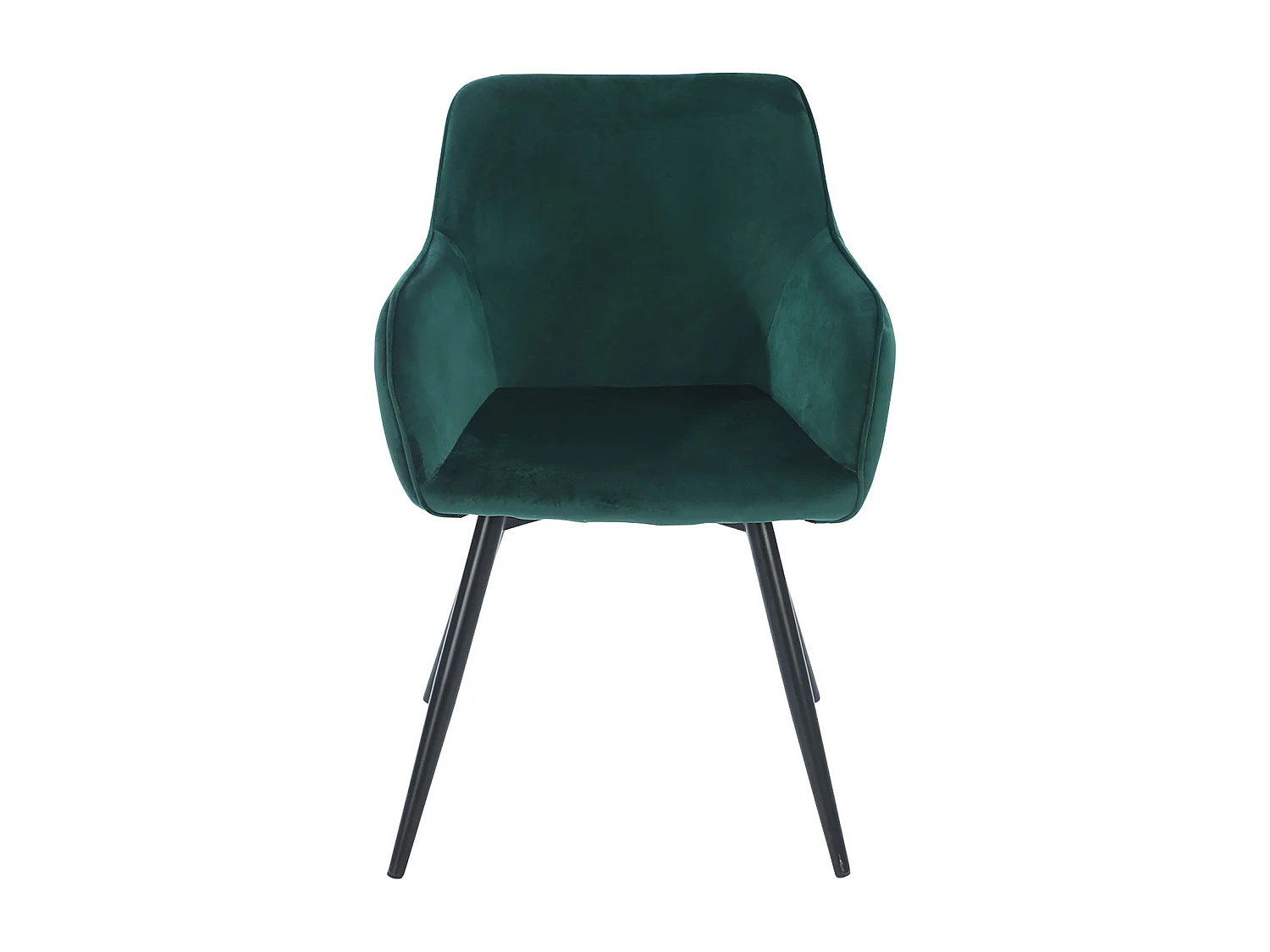 Chaise vintage GISELE velours vert