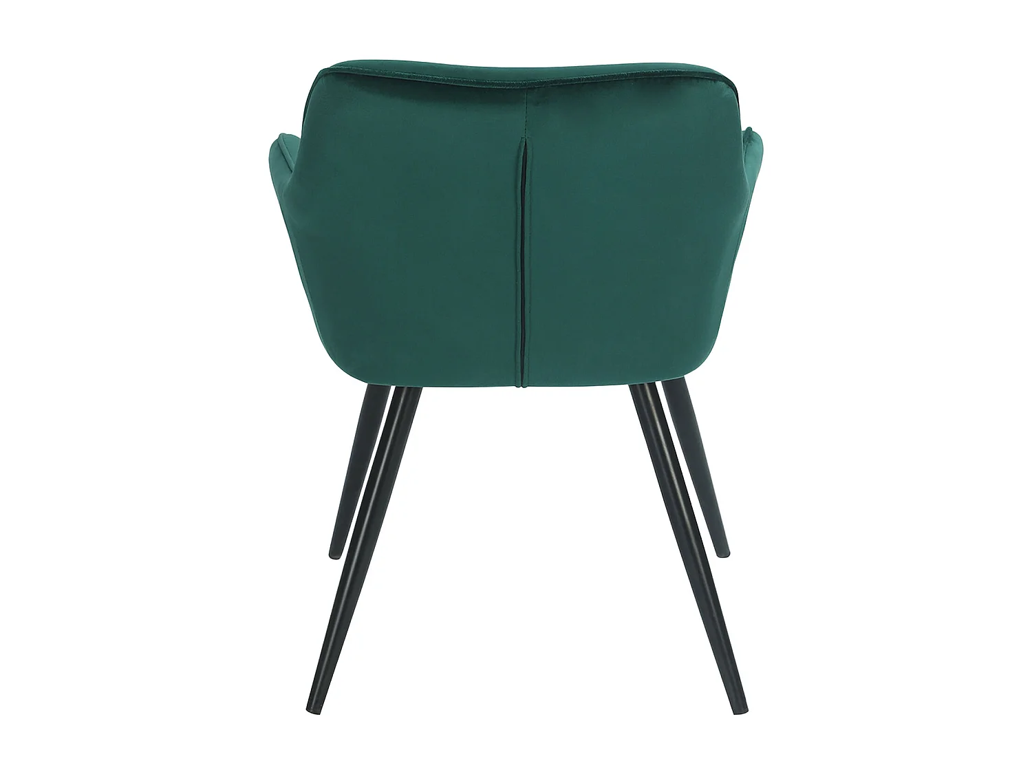 Chaise vintage GISELE velours vert