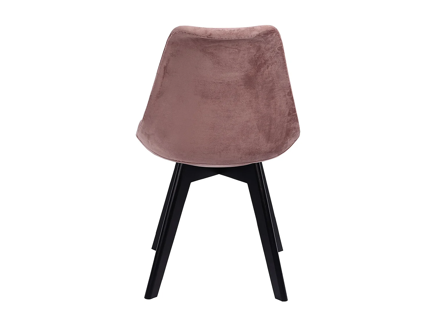 Set van 2 roze NORA fluwelen stoelen met kussen