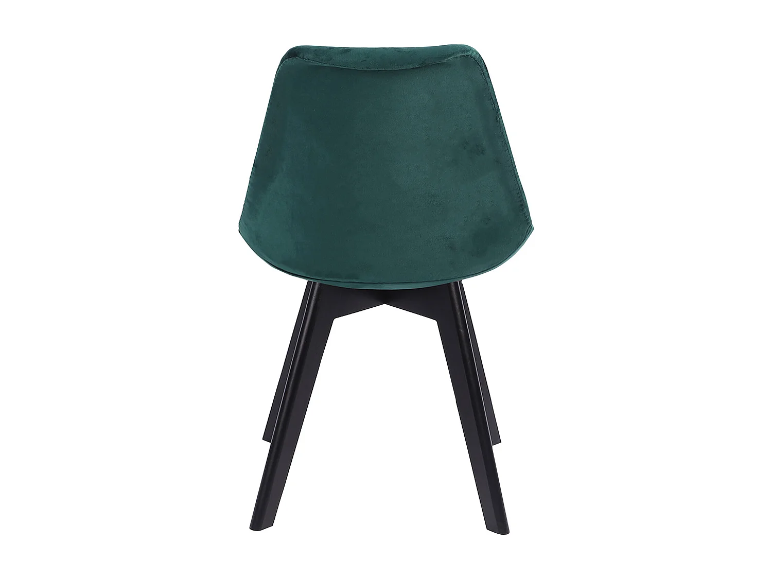 Set di 2 sedie in velluto verde NORA con cuscino - HAPPY GARDEN