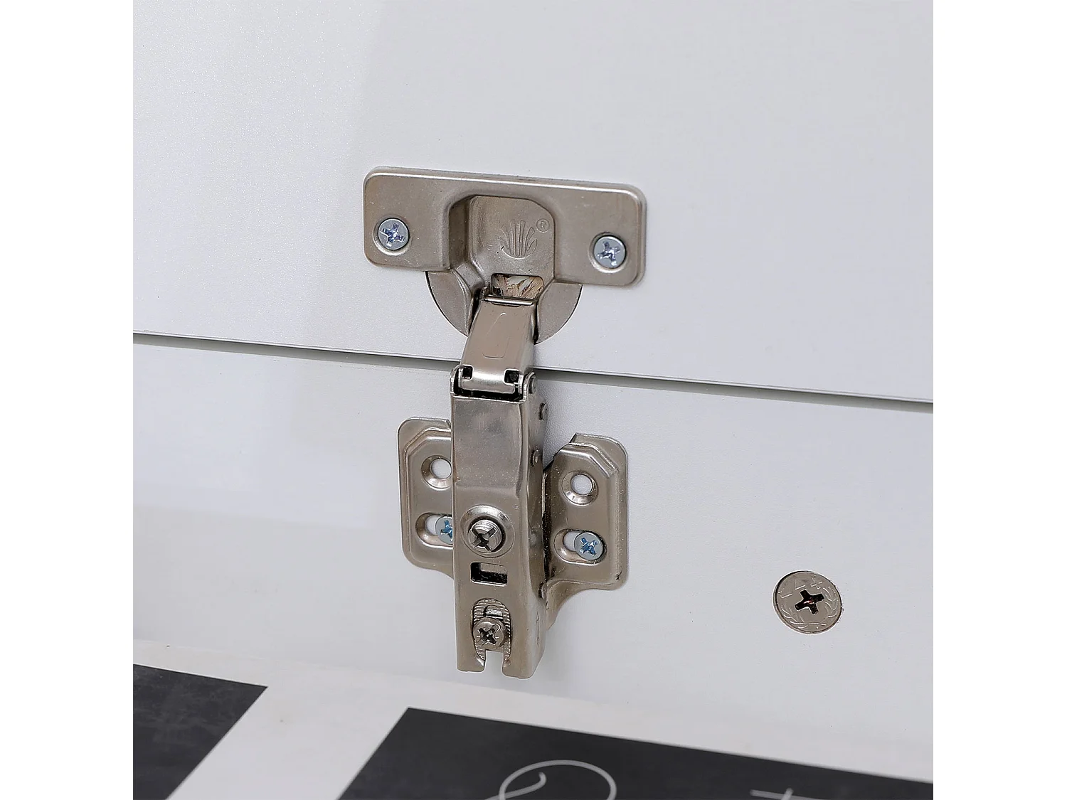 ALAN schoenenkast met drie vakken en witte doos