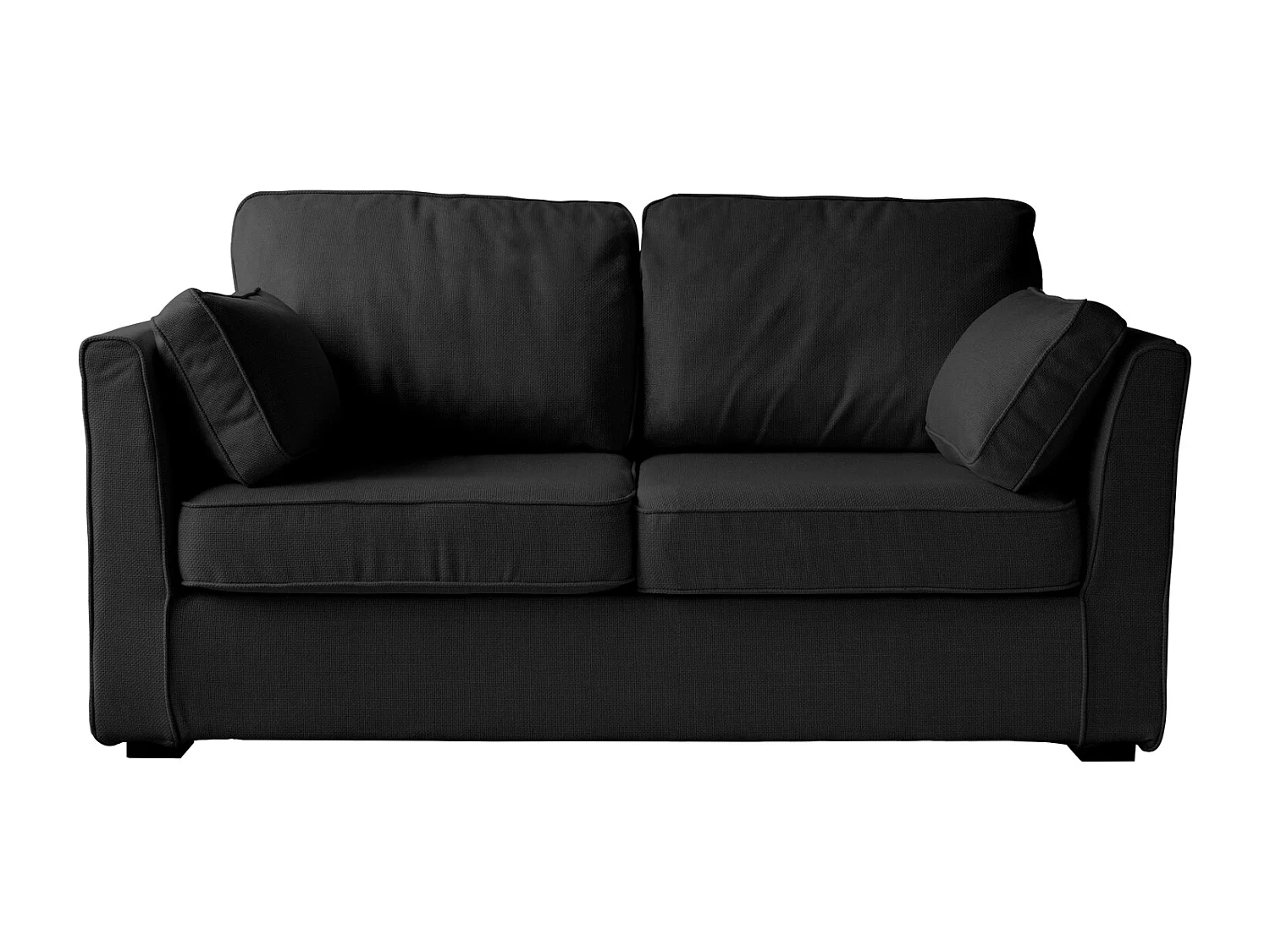 Canapé droit 2 places gris EMILE