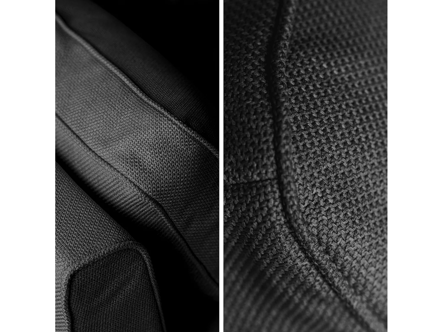 Canapé droit 3 places gris EMILE