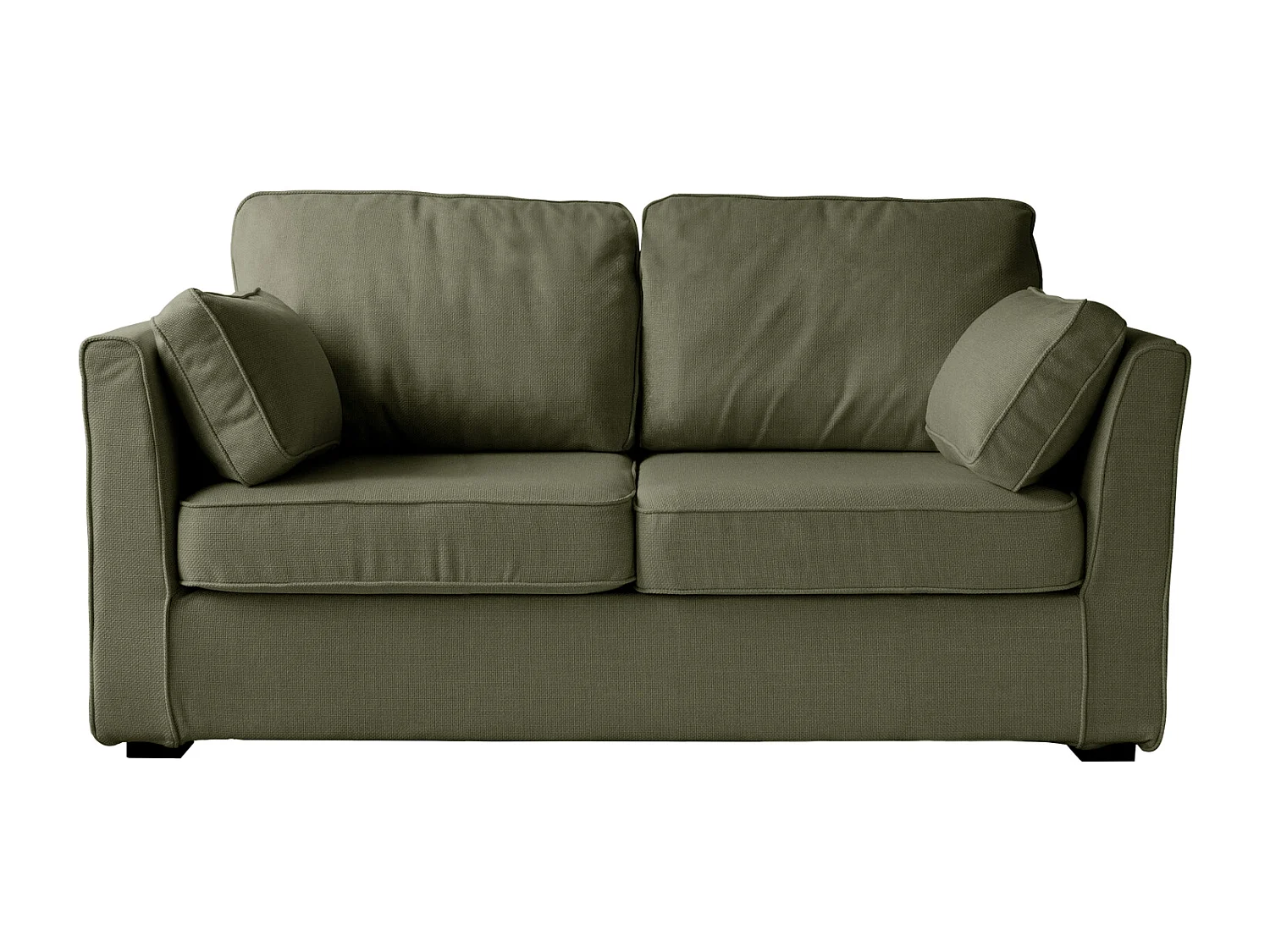 Canapé droit 2 places vert EMILE