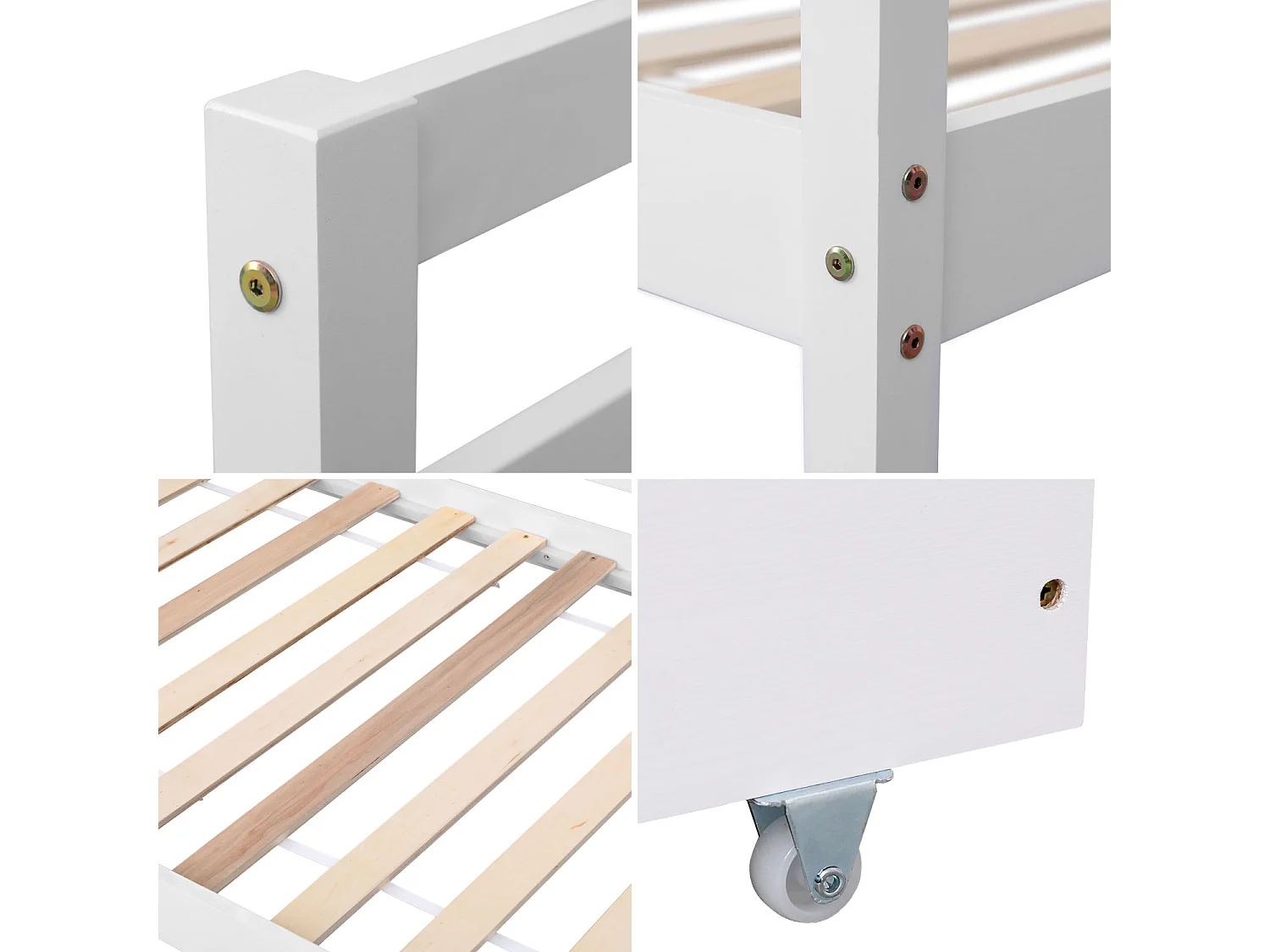 Lit banquette pour enfant 190x90cm avec tiroirs JULES