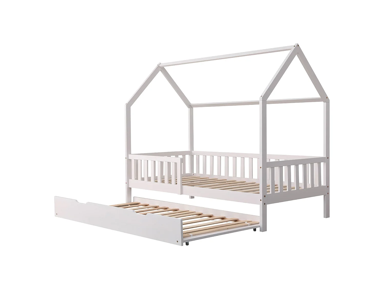 Nestbed voor kinderen 190x90cm wit MARCEAU