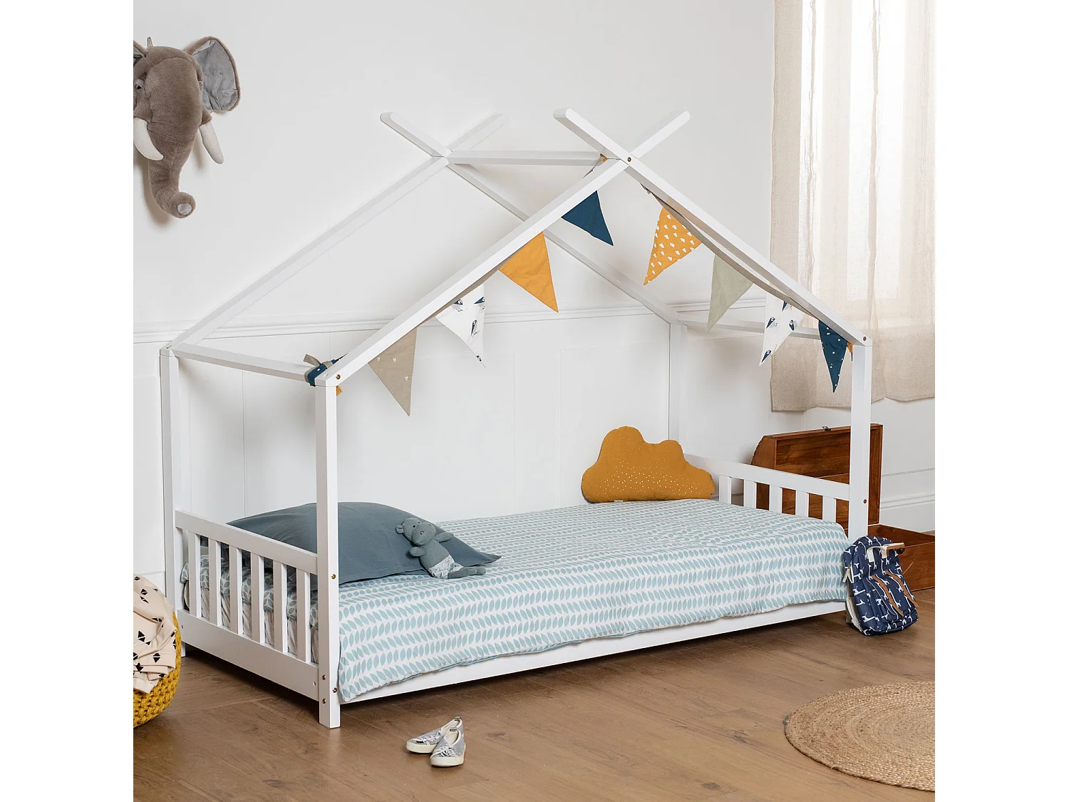 Kinderbed 190x90cm wit GASPARD