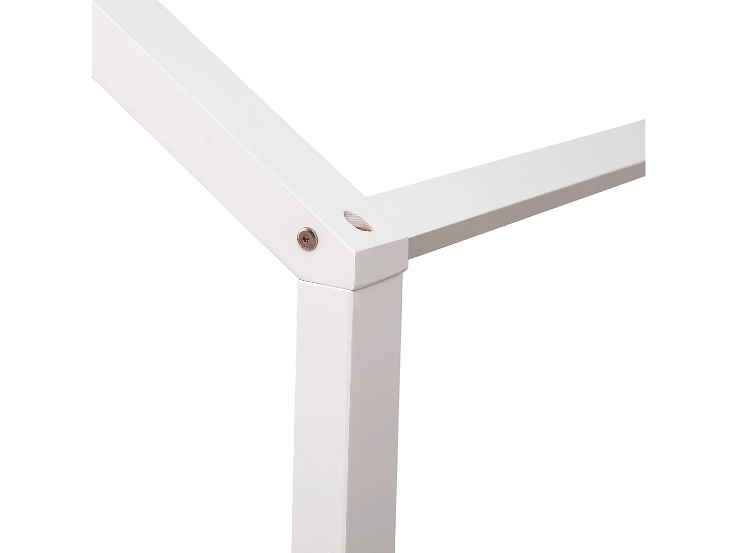 Lit cabane pour enfant 190x90cm blanc GASPARD