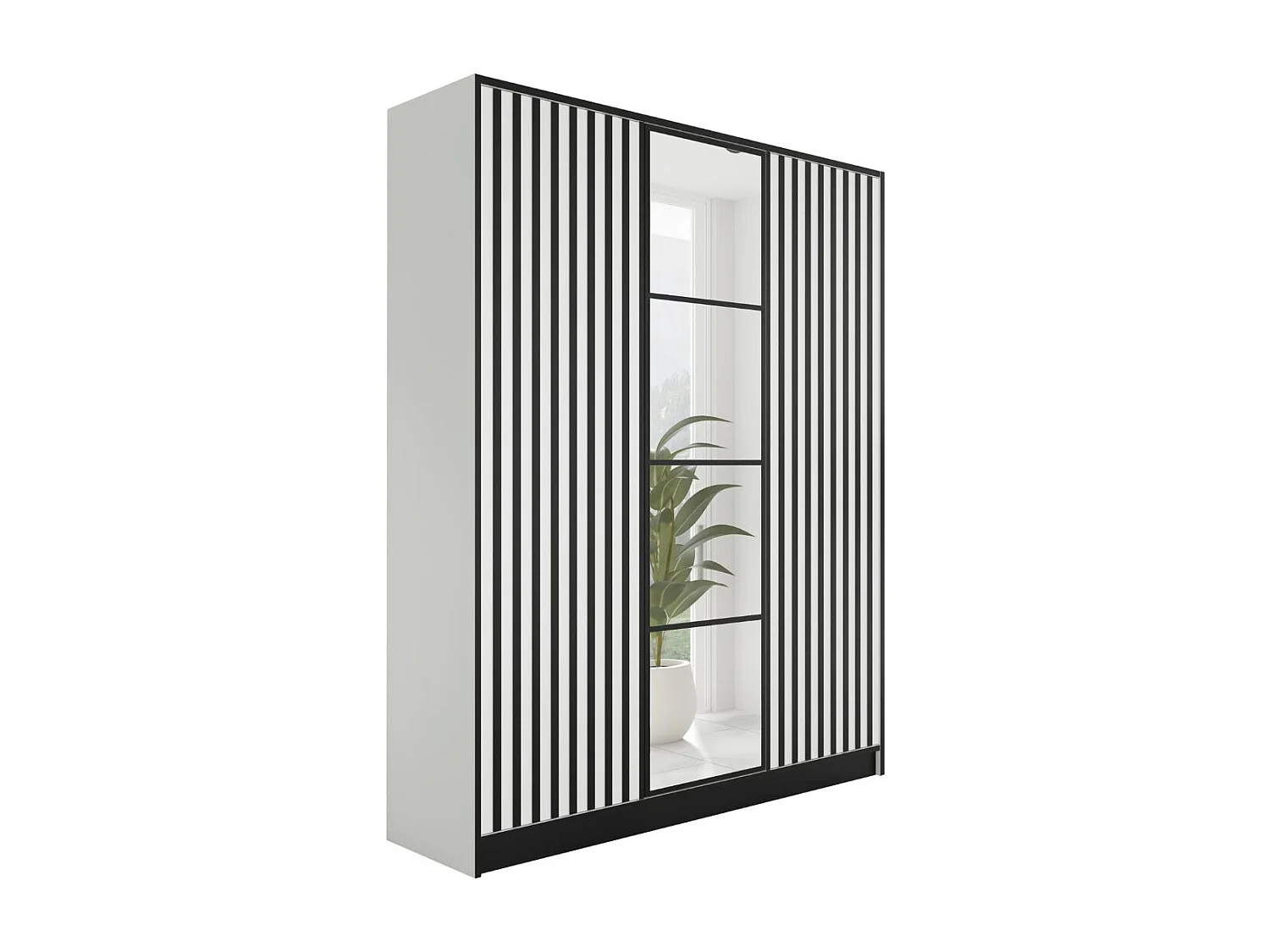 Armoire ouvrante EDEN 3D Modèle 3 Blanc