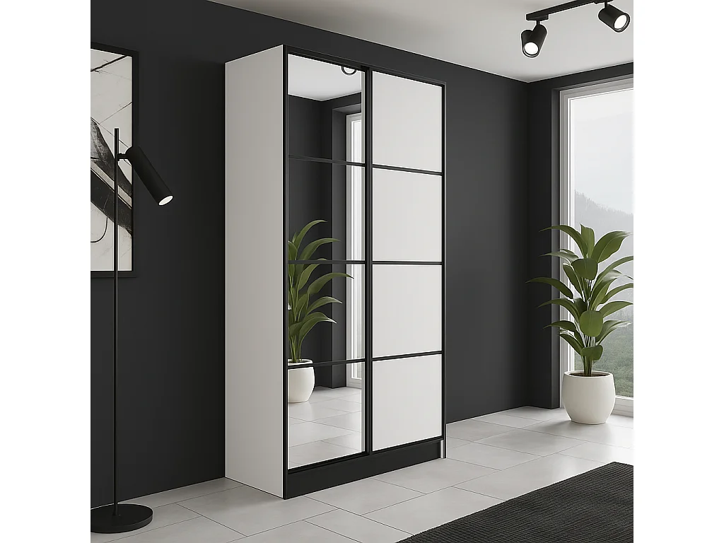 Armoire ouvrante EDEN 2D Modèle 2 Blanc