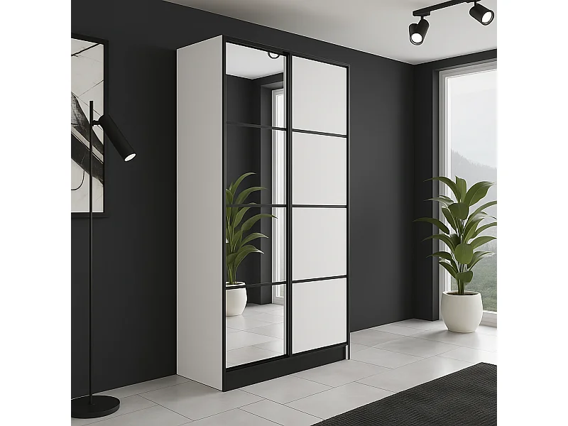 Armoire ouvrante EDEN 2D Modèle 2 Blanc