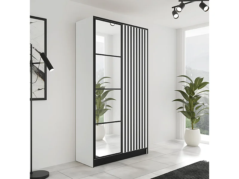 Armoire ouvrante EDEN 2D Modèle 3 Blanc