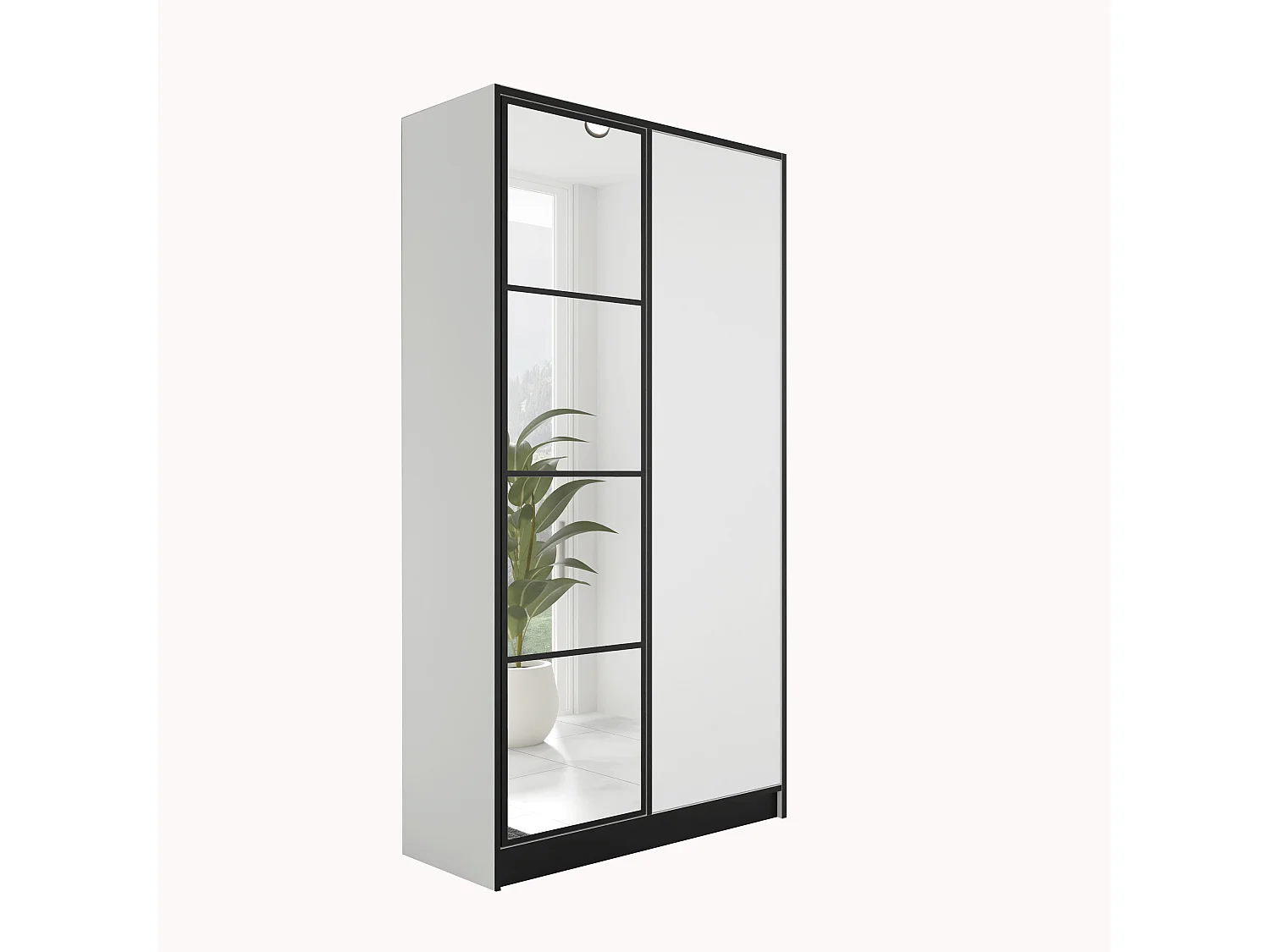 Armoire ouvrante EDEN 2D Modèle 1 Blanc